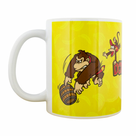 Donkey Kong Banana Barrel 11 oz. Ceramic Mug
